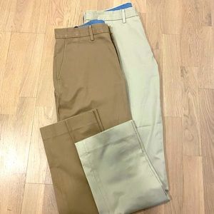 2 for 1! 2 pairs of J. Crew Men’s Classic Fit Khakis 32x32